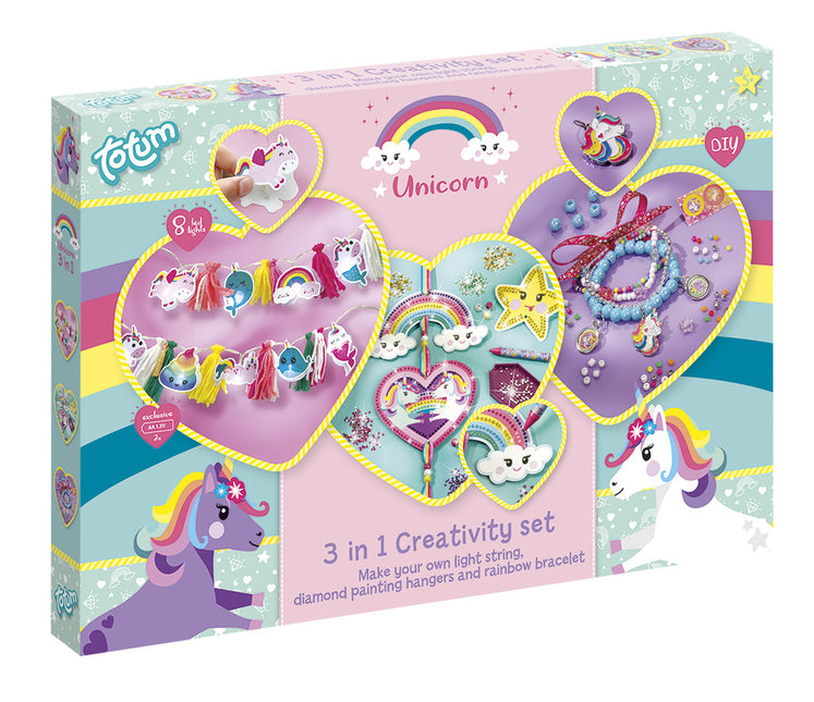 Set de bricolage licorne 3 en 1