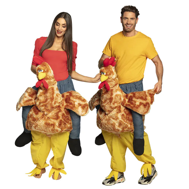 Costume de poulet Yellow Carry Me