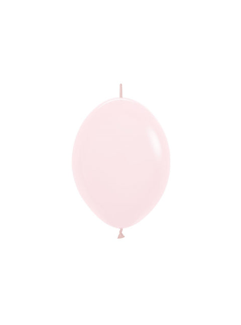 Ballons à modeler Pastel Rose Mat 50pcs