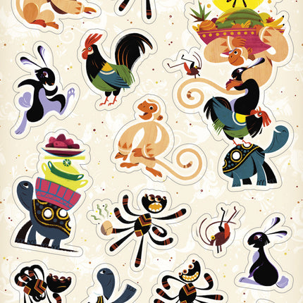 Anansi Stickers Spider