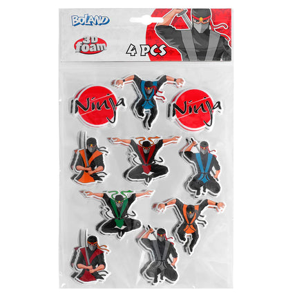 Autocollants Ninja 4pcs