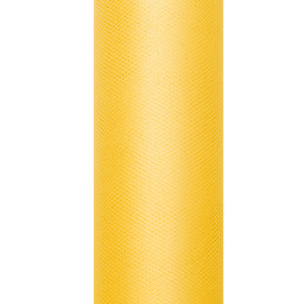 Rouleau de tulle jaune 15cm 9m