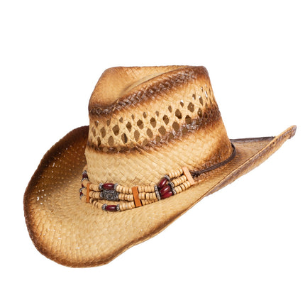 Chapeau Beige Paille Dames