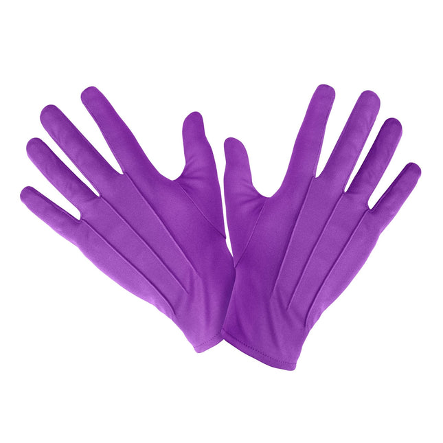 Gants violets