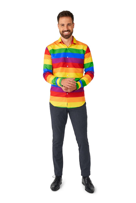 Chemise arc-en-ciel Hommes Suitmeister