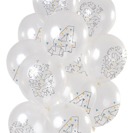 Ballons 4 ans Origami 30cm 12pcs