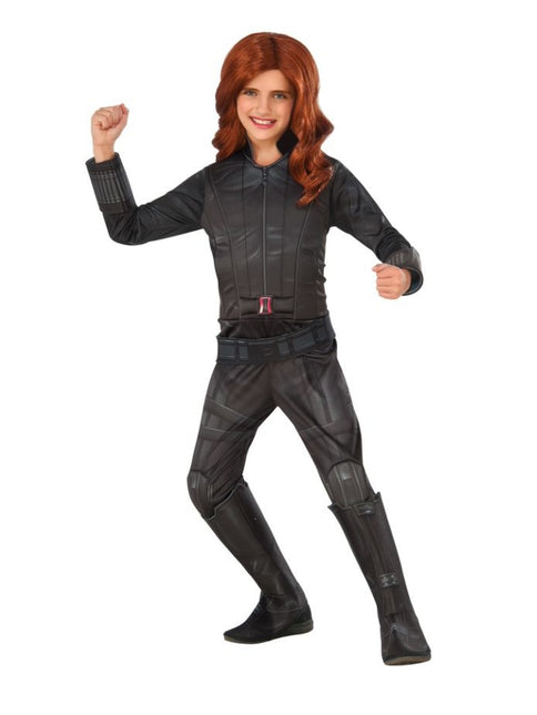 Combinaison Black Widow Enfant Luxe 5/6 ans