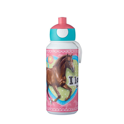 Bouteille à boire Pop-Up Campus 400ml Mon Cheval