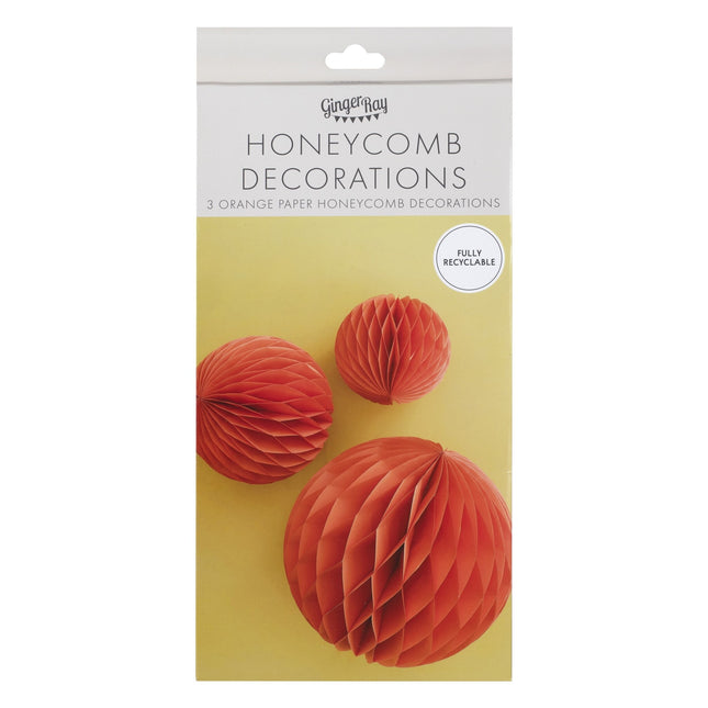 Nid d'abeilles rouge 3pcs