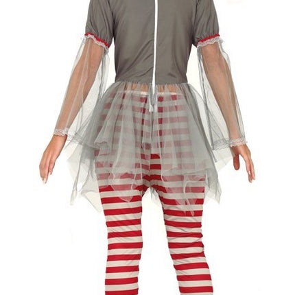 Costume d'Halloween pour clown tueur Dames