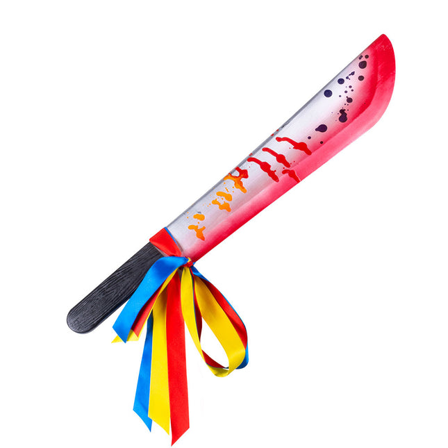 Halloween Machete Clown 53cm