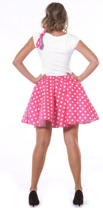 Grease Costume Set Pink 50's Ladies L