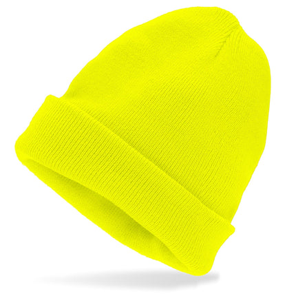 Bonnet jaune fluo