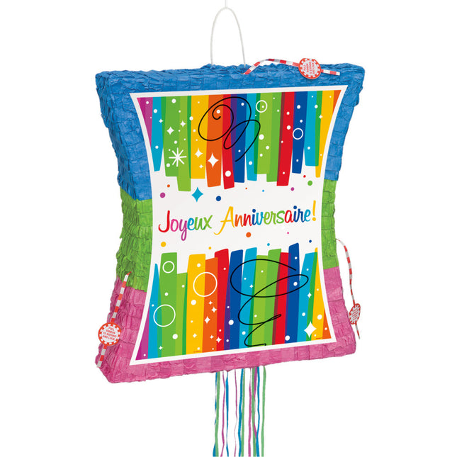 Tire Pinata Joyeux Anniversaire 20cm