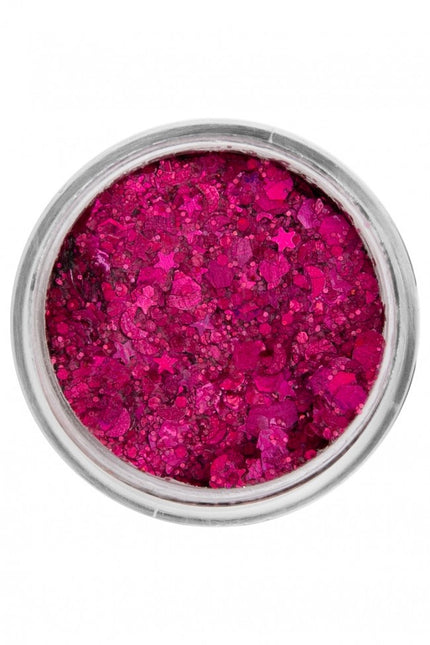 PXP Pressed Chunky Glitter Creme Pink Fuchsia 10ml