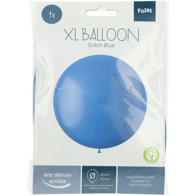 Ballon bleu hollandais 80cm