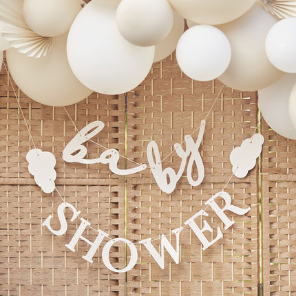 Écharpe lettre Baby Shower 1.5m 2pcs