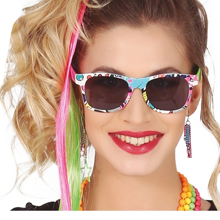 Lunettes multicolores