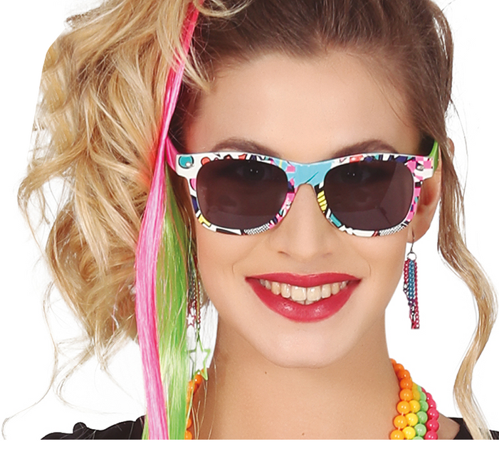 Lunettes multicolores