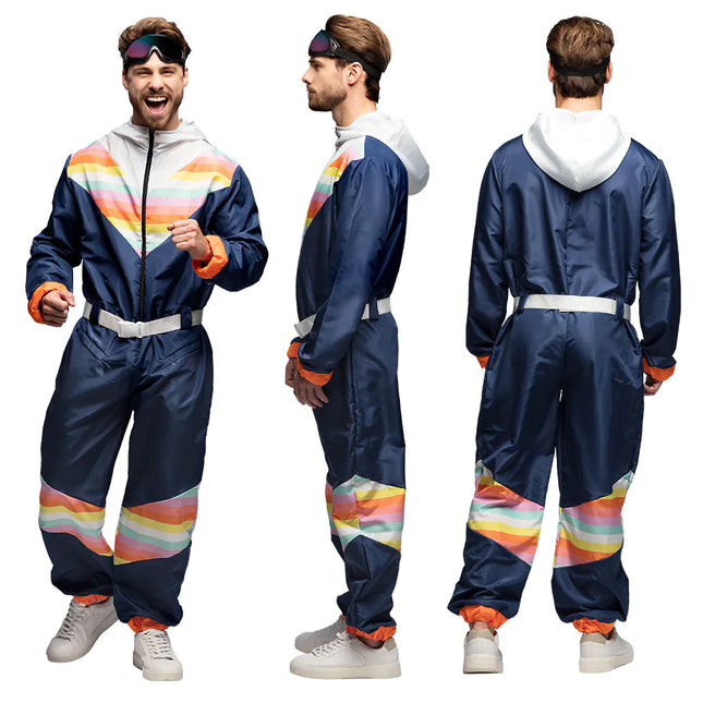 Combinaison de ski colorée pour hommes