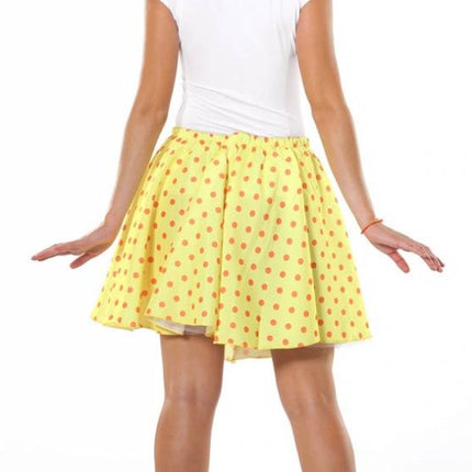 Grease Costume Set Yellow 50's Ladies L