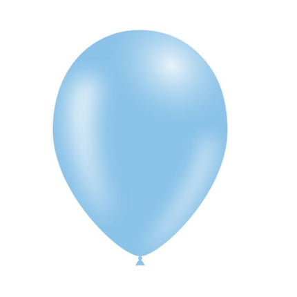 Ballons bleu clair 25cm 10pcs