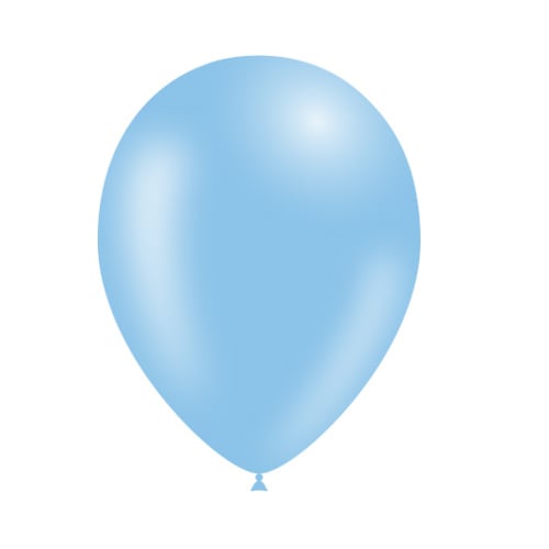 Ballons de baudruche bleu clair 25cm 10pcs