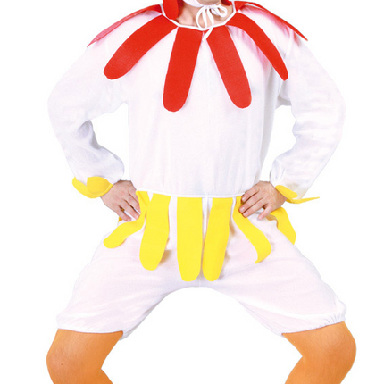 Costume de poulet blanc