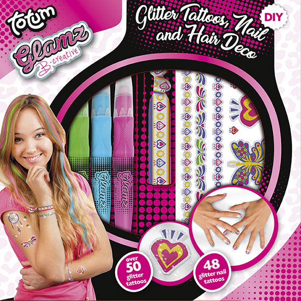 Set de tatouage et d'ongles Glamz