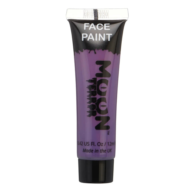 Peinture pour le visage d'Halloween Moon Terror Poison Purple 12ml