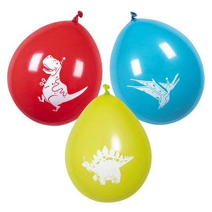 Ballons Dino 25cm 6pcs