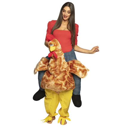 Costume de poulet Yellow Carry Me