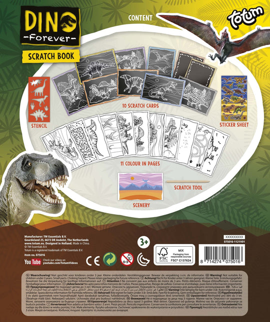 Livre de dessins de dinosaures