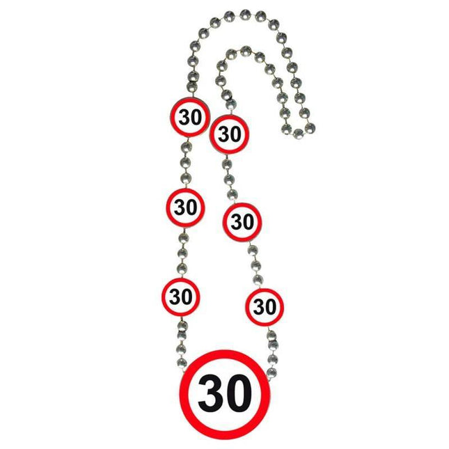 Collier 30 ans Panneau de signalisation