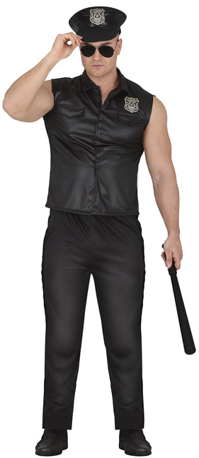 Costume de policier Homme noir sexy