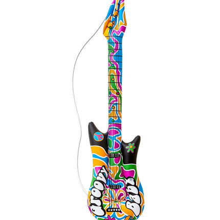 Hippie 60S Guitare gonflable 1.05m