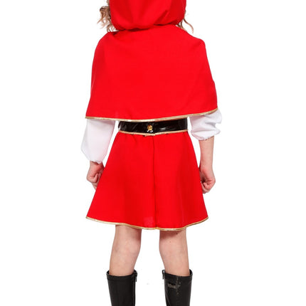 Costume de fille du petit chaperon rouge