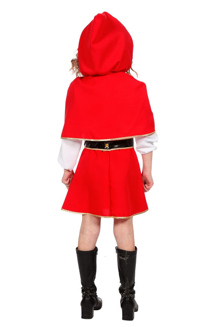 Costume de fille du petit chaperon rouge