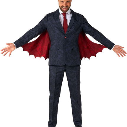 Victorien Vampire Costume Noir Hommes Suitmeister