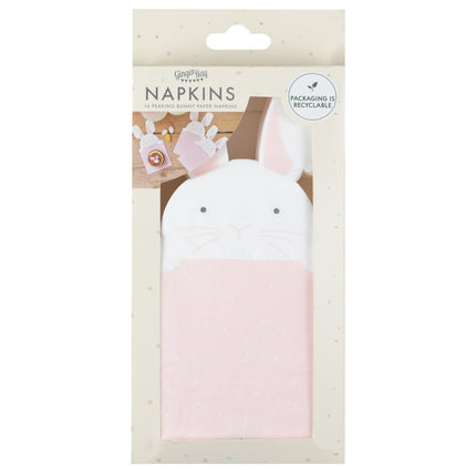 Serviettes de Pâques Lapin 16pcs