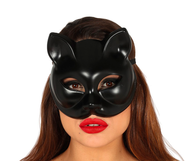 Masque de chat noir