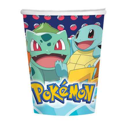 Gobelets Pokemon en carton 250ml 8pcs