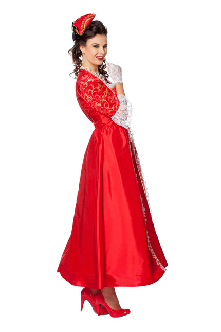 Robe médiévale rouge