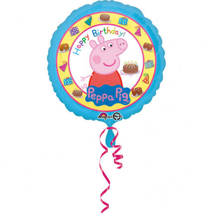 Peppa Pig Ballon à l'hélium Joyeux anniversaire 43cm vide