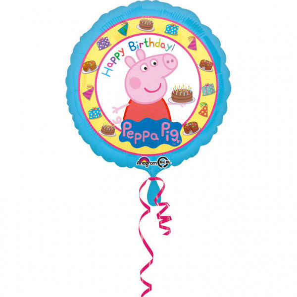 Peppa Pig Ballon à l'hélium Happy Birthday 43cm vide