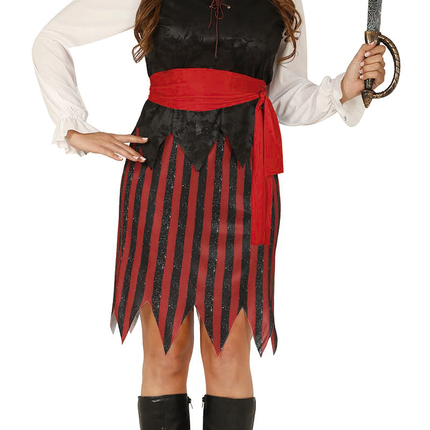 Costume de pirate 4 pièces pour femmes