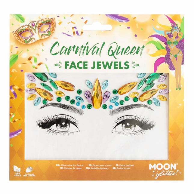 Moon Glitter Face Jewels Carnival Queen (Reine du carnaval)