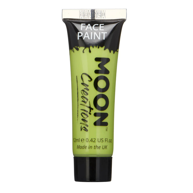 Moon Creations Peinture pour le visage Vert citron 12ml