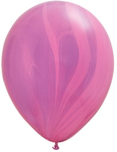 Ballons Superagate Rose & Violet 28cm 25pcs