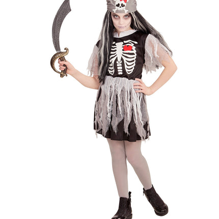 Robe d'Halloween Fille Pirate